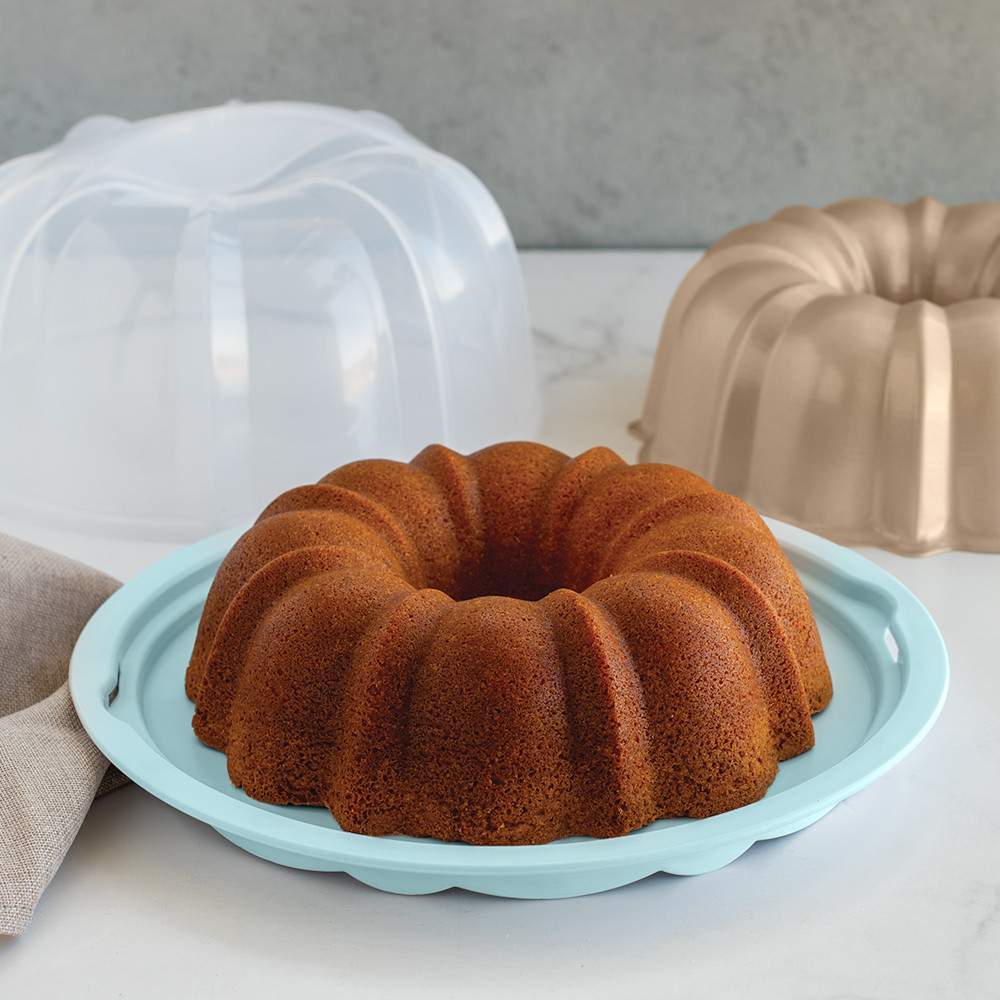 Bundt® Pan with Translucent Cake Keeper view 2