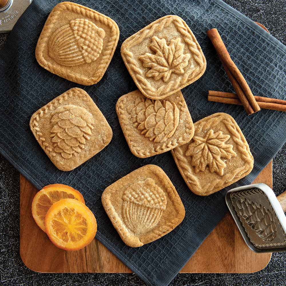 Fall Forest Springerle Cookie Stamps view 2