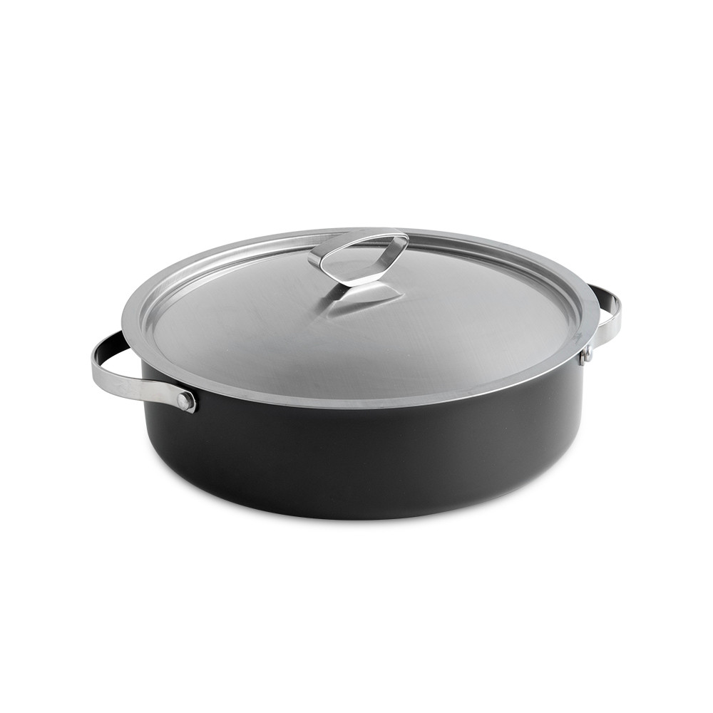 Verde Braiser Pan with Lid view 1